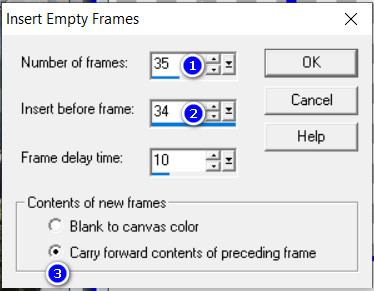 InsertEmptyFrames