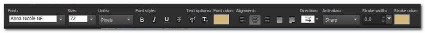 TextSettings