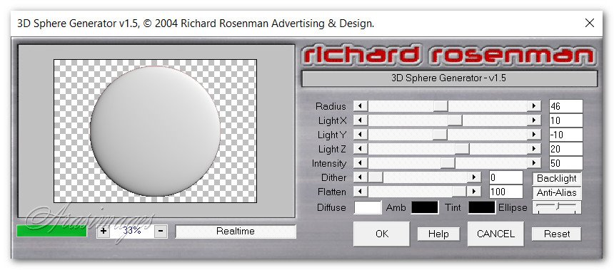 3DSphereGeneratorRichardRoseman