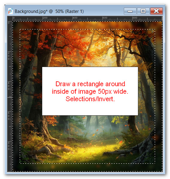 Draw50pxRectangle
