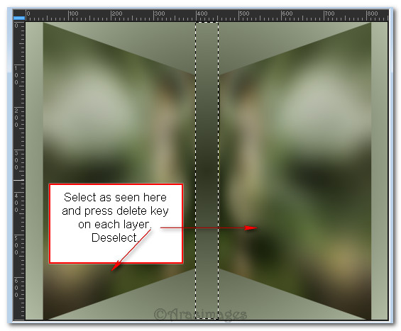 SelectanddeleterectanglesofRaster2andcopyof