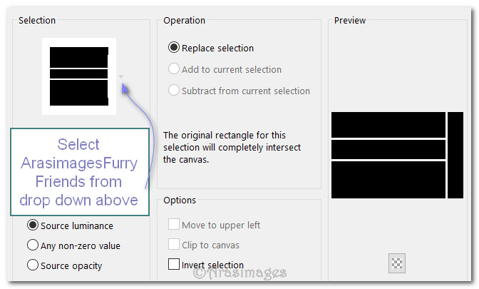 SelectionSettings