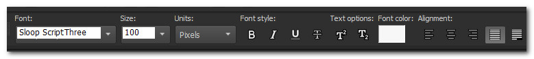 TextSettings