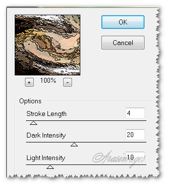 BrushStrokesInkoutlinesOnTwirl