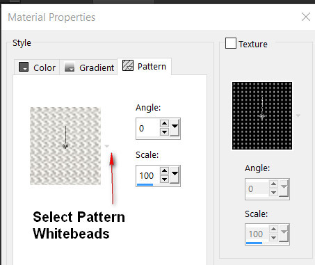 SelectPatternWhiteBeads