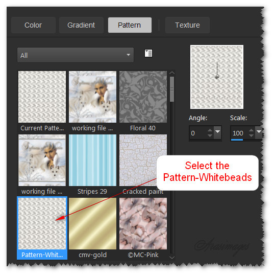Pattern-WhitebeadsSettings