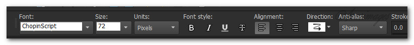 TexttoolSettings