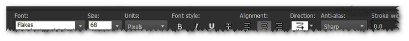 FontFlakesSize68
