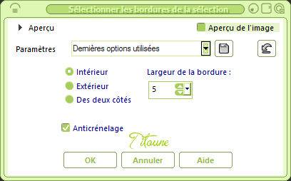 bordureselectionok