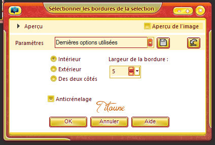 bordureselectionok