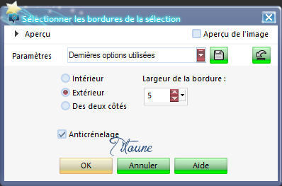 bordureselectionok