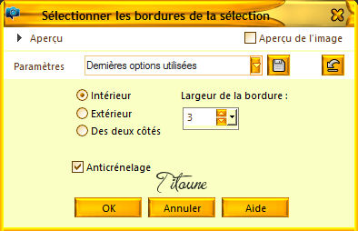 bordureselectionok