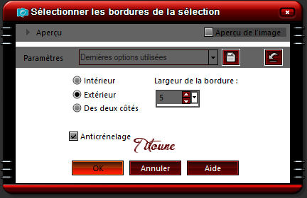 bordureselectionok