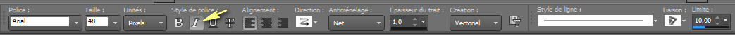 xoxo_configuration_outil_texte