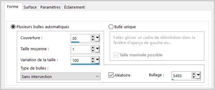 bulles-forme